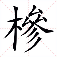 槮字字形