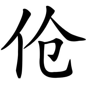 伧字字形