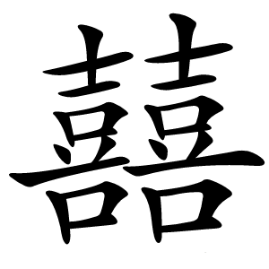 囍字字形