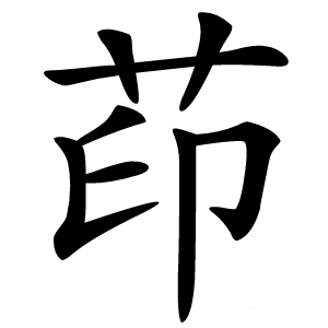 茚字字形