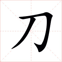 刀字字形