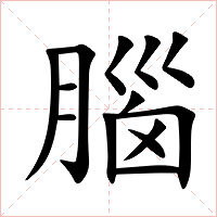 腦字字形