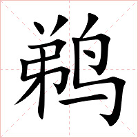 鹈字字形